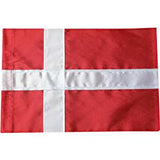 Dannebrog stutflag til 40 cm - 10x16 cm