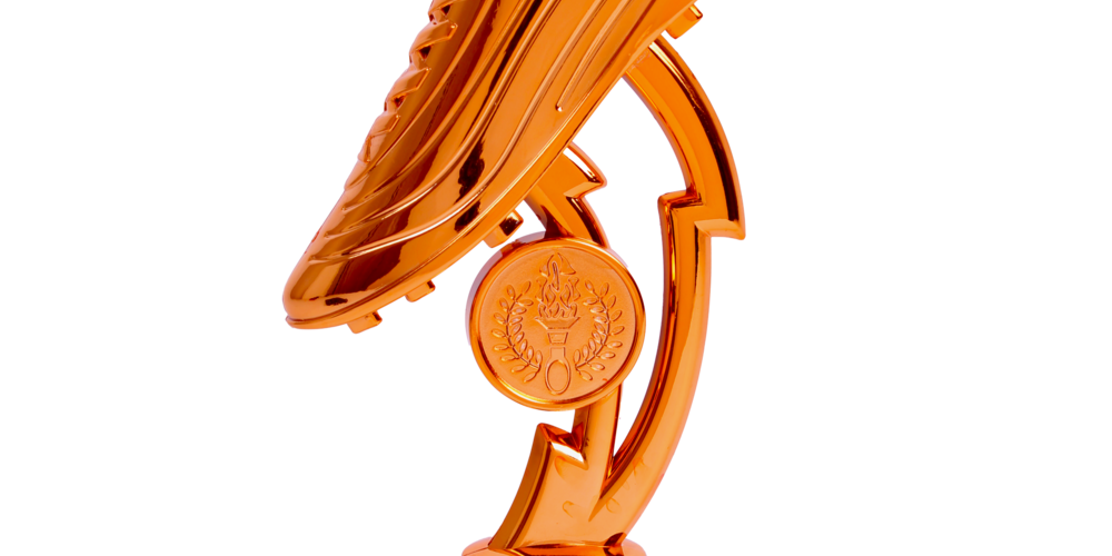 Fodbold statuette, Guld, Sølv eller Bronze