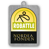 Medalje med dit tryk, rustfri stål