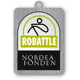 Medalje med dit tryk, rustfri stål