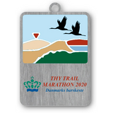 Medalje med dit tryk, rustfri stål