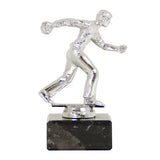Keglespiller statuette Herre, sølv, flere sokkeltyper