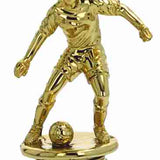 Fodbold statuette Dame, guld, 4 sokkeltyper