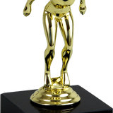 Svømmer statuette dame, guld, 4 sokkeltyper
