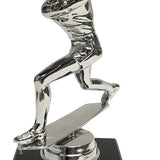 Squash statuette Dame, sølv,  4 sokkeltyper