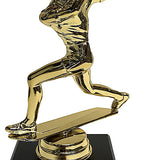 Squash statuette Dame, guld, 4 sokkeltyper