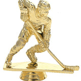 Ishockey statuette, guld, 4 sokkeltyper