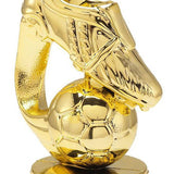 Fodbold statuette, guld, 4 sokkeltyper