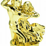Danse statuette, guld, 4 sokkeltyper