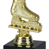 Inline rulleskøjte statuette, guld, 4 sokkeltyper