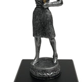 Dame dart statuette, antik, 4 sokkeltyper