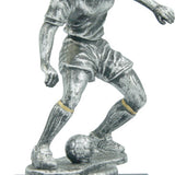 Fodbold statuette Dame, Stor, Antik sølv