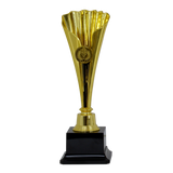 Eventyrlig plast pokal, 3 metal farver