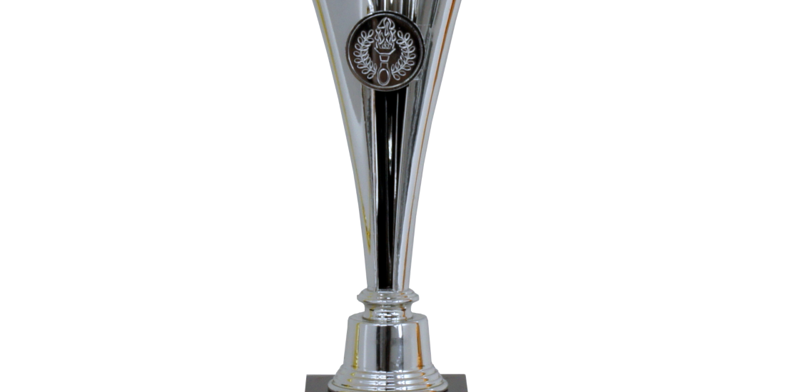 Eventyrlig plast pokal, 3 metal farver