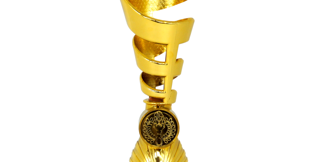 Smuk plast pokal, guld & sølv version