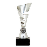 Smuk plast pokal, guld & sølv version