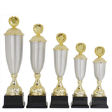 Vandrepokal guld & sølv, 5 størrelser
