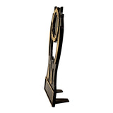 Emblem statuette, Sort og guld