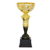 Flot Guld Chrompokal, guld og sort