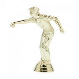 Petanque statuette Herre, guld, flere sokkeltyper