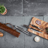 HAŴS SANTO BBQ sæt, med læder etui, Eksklusivt design