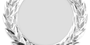 Emblem holdere, guld og sølv