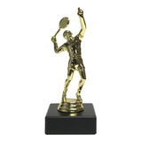 Tennis statuette Herre, guld, flere sokkeltyper