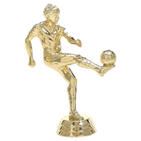 Fodbold statuette Herre, guld, 4 sokkeltyper