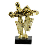 Gokart statuette, guld, flere sokkeltyper