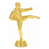Karate statuette Herre, guld, flere sokkeltyper