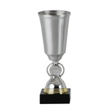 Vandrepokal sølv & guld, 5 størrelser