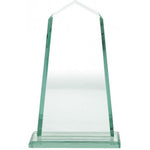 Glasplakette "Monument" med lasergravering