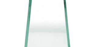 Glasplakette "Monument" med lasergravering