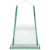 Glasplakette "Monument" med lasergravering