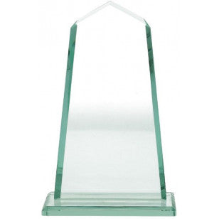 Glasplakette "Monument" med lasergravering