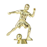 Fodbold statuette Junior pige guld, flere sokkeltyper