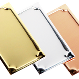 Sokkelskilt / Pokal plader med relief kant