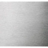 Dørskilt i rustfristål, 160x80 mm.