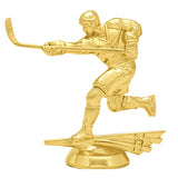 Ishockey statuette, guld, flere sokkeltyper