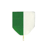 Kort Medaljebånd, Grøn/Hvid