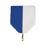 Kort medaljebånd, Blå/Hvid