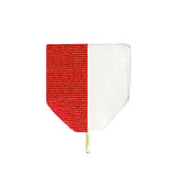 Kort medaljebånd, Rød/Hvid