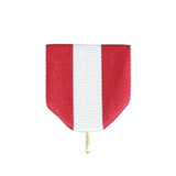 Kort medaljebånd, Rød/Hvid/Rød