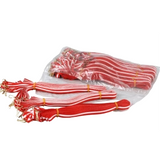Medaljebånd, Rød/Hvid/Rød, 100 styk per pose