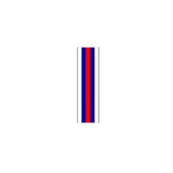 Medaljebånd, Hvid/Blå/Rød/Blå/Hvid