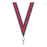 Medaljebånd, Hvid/Blå/Rød/Blå/Hvid