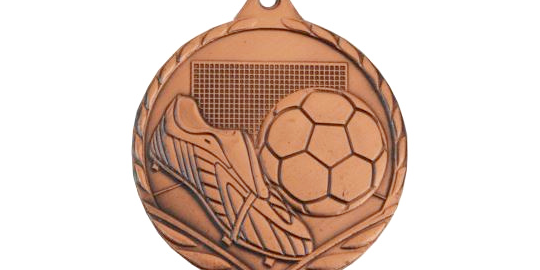 Fodbold medalje ø45 mm.