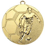 Fodbold Guld medalje ø50 mm.