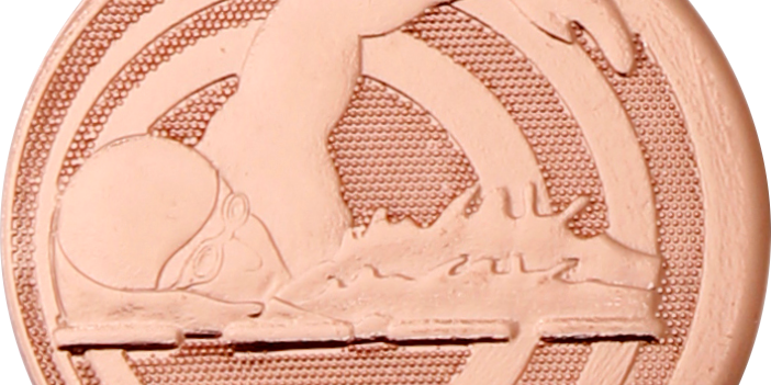 Svømme Medalje ø45 mm.