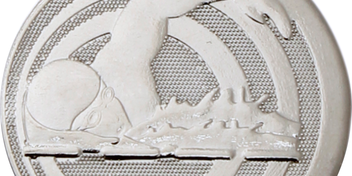 Svømme Medalje ø45 mm.